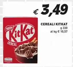 Coal Cereali kitkat offerta