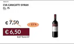Prezzemolo e Vitale Cva canicatti syrah offerta
