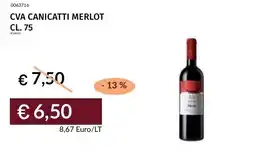 Prezzemolo e Vitale Cva canicatti merlot offerta