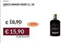 Prezzemolo e Vitale Unico amaro nero offerta