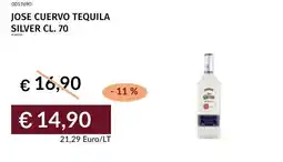 Prezzemolo e Vitale Jose cuervo tequila silver offerta