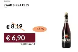 Prezzemolo e Vitale Kwak birra offerta