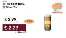 Prezzemolo e Vitale Giu giu birra terra dubbel offerta