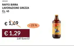 Prezzemolo e Vitale Raffo birra lavorazione grezza offerta