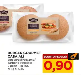 Burger gourmet CASA ALÌ