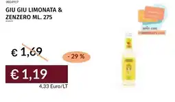 Prezzemolo e Vitale Giu giu limonata & zenzero offerta