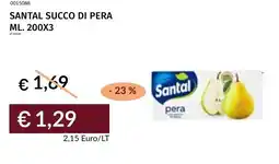 Prezzemolo e Vitale Santal succo di pera offerta