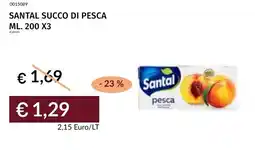 Prezzemolo e Vitale Santal succo di pesca offerta