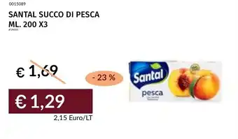 Prezzemolo e Vitale Santal succo di pesca offerta