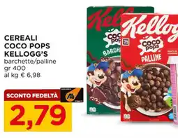 Alì Supermercati Cereali coco pops KELLOGG'S offerta