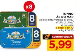 Alì Supermercati Tonno ÀS DO MAR offerta