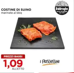 Alì Supermercati Costine di suino offerta