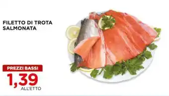 Alì Supermercati Filetto di trota salmonata offerta