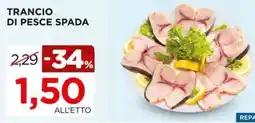 Alì Supermercati Trancio di pesce spada offerta