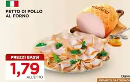 Alì Supermercati Petto di pollo al forno offerta
