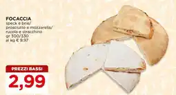 Alì Supermercati Focaccia offerta