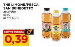 Alì Supermercati The limone/pesca SAN BENEDETTO offerta