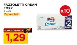Alì Supermercati Fazzoletti cream FOXY offerta