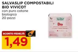 Alì Supermercati Salvaslip compostabili BIO VIVICOT offerta
