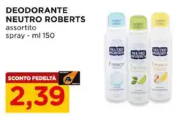 Alì Supermercati Deodorante NEUTRO ROBERTS offerta
