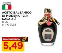Alì Supermercati Aceto balsamico di modena i.g.p. CASA ALÌ offerta