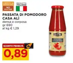 Alì Supermercati Passata di pomodoro CASA ALÌ offerta