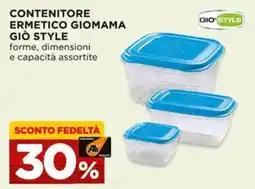 Alì Supermercati Contenitore ermetico giomama GIÒ STYLE offerta