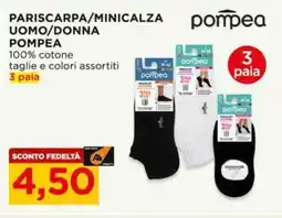 Alì Supermercati Pariscarpa/minicalza uomo/donna POMPEA offerta