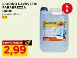 Alì Supermercati Liquido lavavetri parabrezza drop offerta