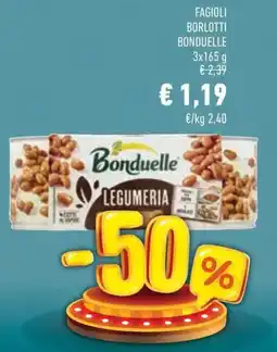 Conad Fagioli borlotti BONDUELLE offerta