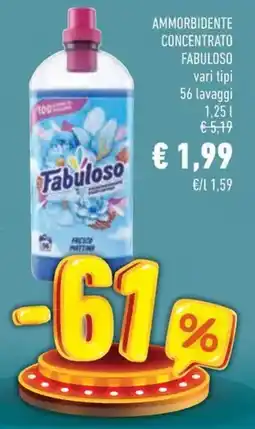 Conad Ammorbidente concentrato FABULOSO offerta