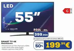 Euronics LG SMART TV 4K 55NANO81A6A offerta