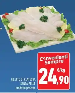 Conad Filetto di platessa senza pelle offerta