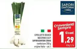 Conad Cipollotto bianco nocerino d.o.p. SAPORI&DINTONI CONAD offerta