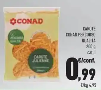 Conad Carote CONAD PERCORSO QUALITÀ offerta