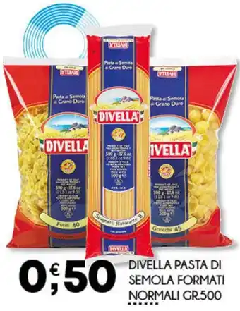 Divella pasta di semola formati normali
