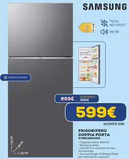 Euronics SAMSUNG FRIGORIFERO DOPPIA PORTA RT38CG662459 offerta