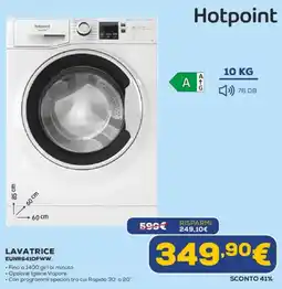 Euronics Hotpoint LAVATRICE EUNR6410FWW offerta