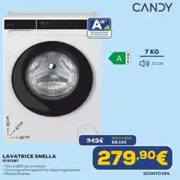 Euronics CANDY LAVATRICE SNELLA EY27SB7 offerta