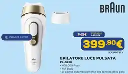 Euronics BRAUN EPILATORE LUCE PULSATA PL-5210 offerta