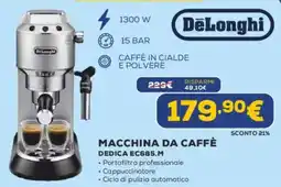 Euronics DeLonghi MACCHINA DA CAFFÈ DEDICA EC685.M offerta