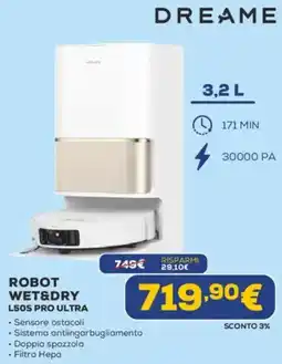 Euronics DREAME ROBOT WET&DRY L50S PRO ULTRA offerta