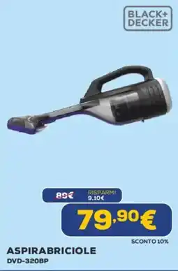 Euronics BLACK+ DECKER ASPIRABRICIOLE DVD-320BP offerta