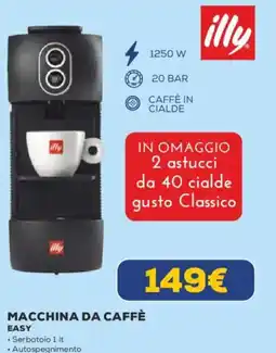 Euronics Illy macchina da caffè easy offerta