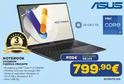 Euronics ASUS NOTEBOOK VIVOBOOK F1605VA-MB2167W offerta