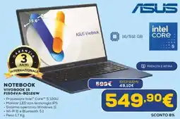Euronics ASUS NOTEBOOK VIVOBOOK 15 F1504VA-BQ126W offerta