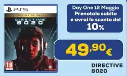 Euronics PS5 directive 8020 offerta