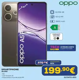 Euronics oppo SMARTPHONE A5 PRO offerta