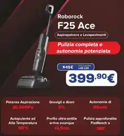 Euronics Roborock F25 Ace offerta