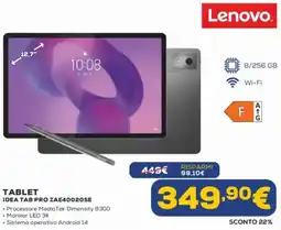 Euronics Lenovo TABLET IDEA TAB PRO ZAE40020SE offerta